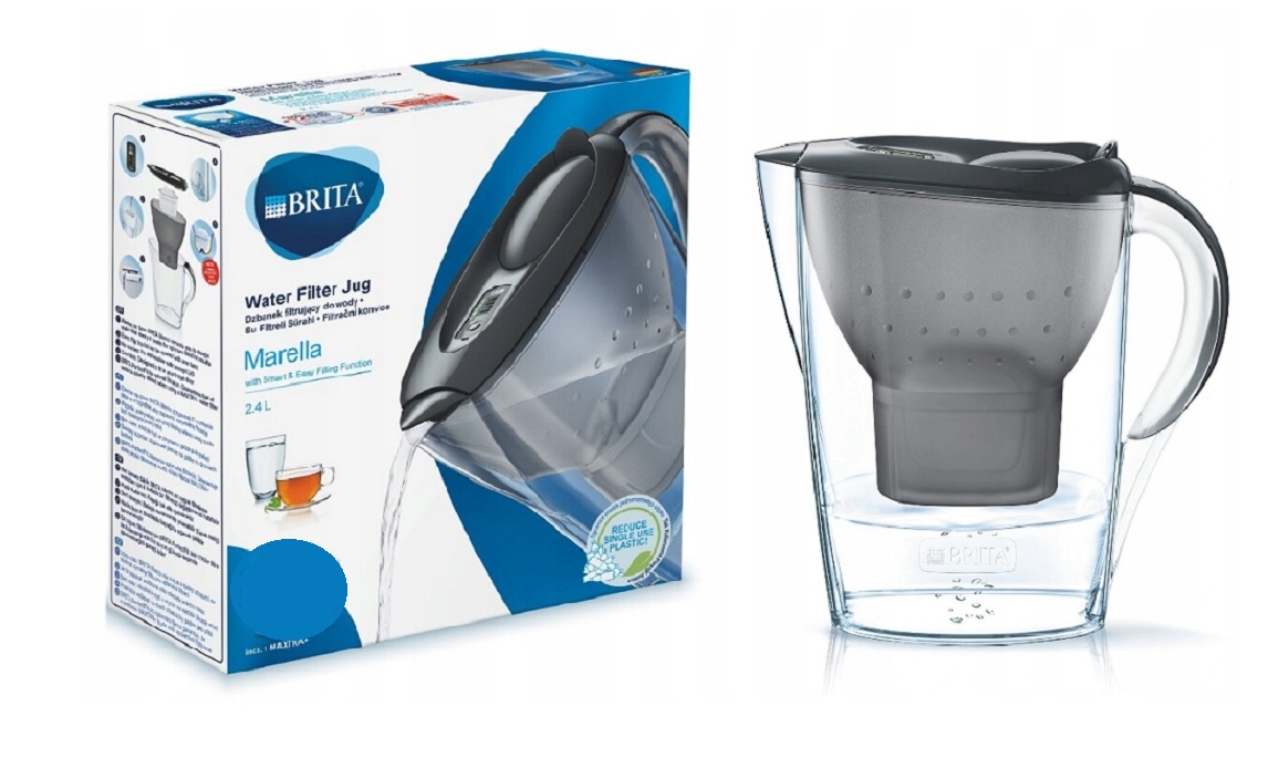 Brita Marella Cool filtračná kanvica 2,4 l, čierna